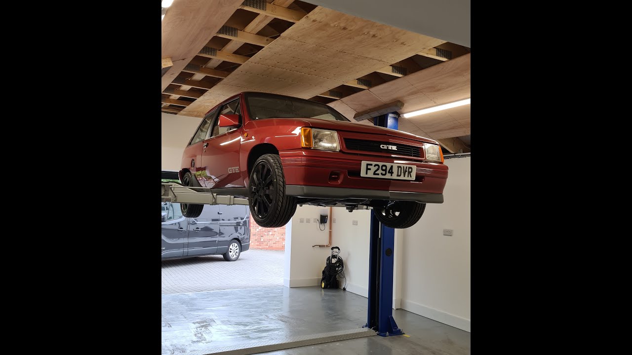 Vauxhall Nova GTE restoration UNDERNEATH