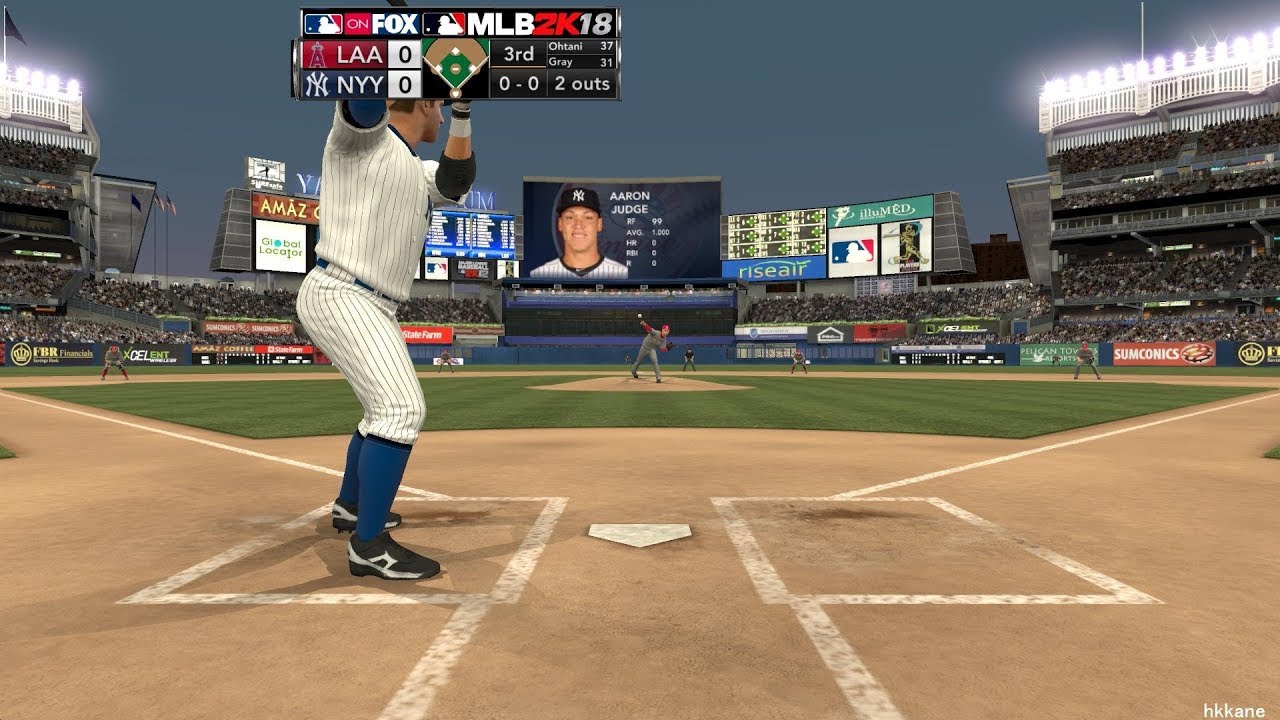 MLB 2K12 2018 Rosters Angels Vs Yankees