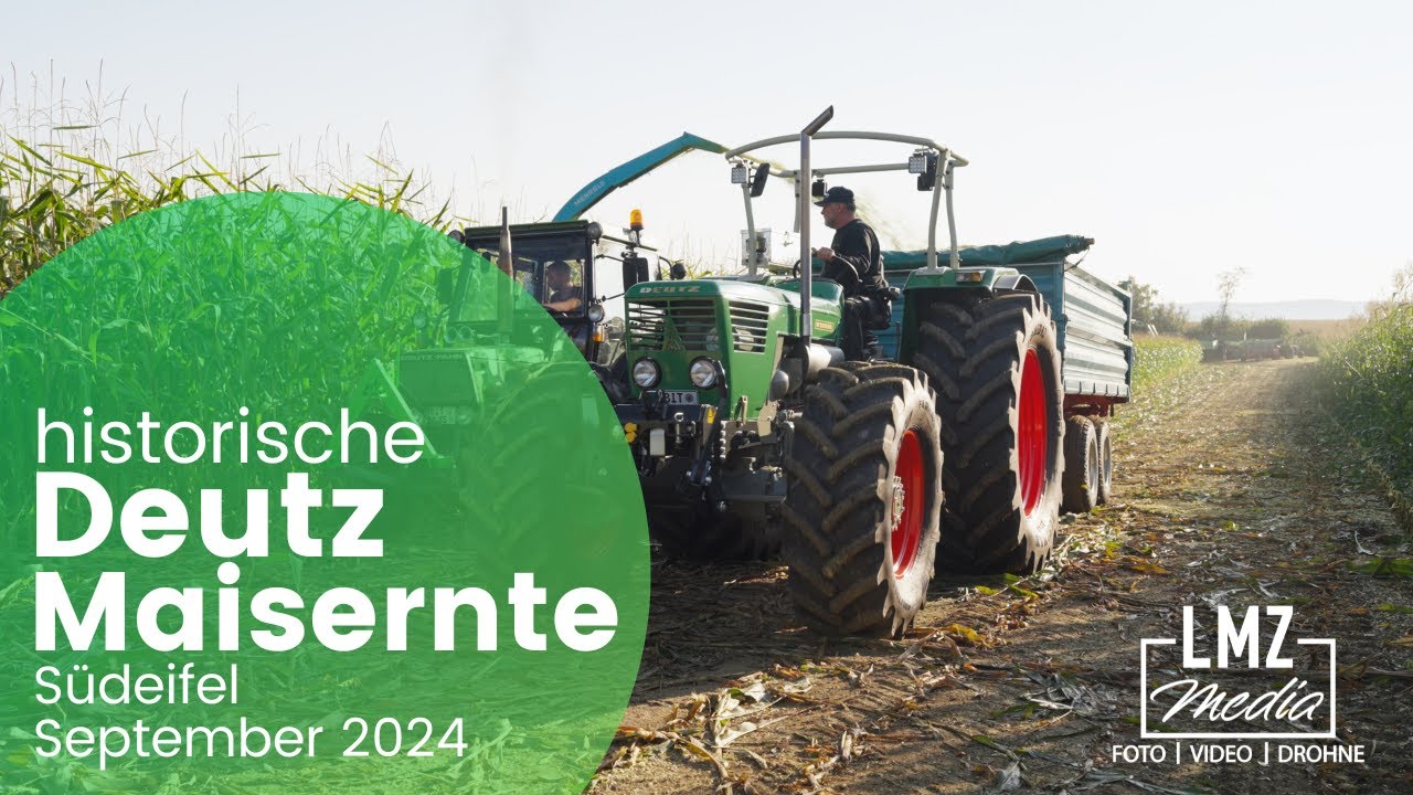 Historische Deutz-Maisernte