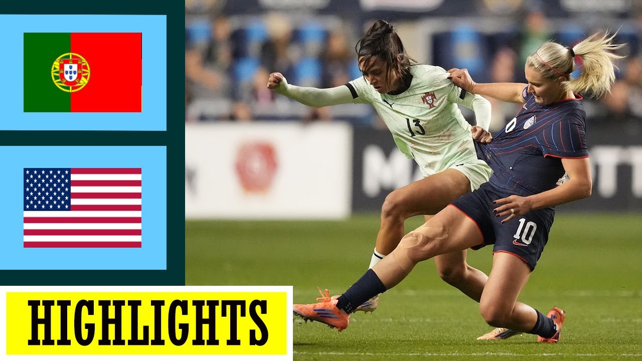 USA vs Portugal Highlights | Women's Football Friendly International 2nd Leg | 10.26.2025