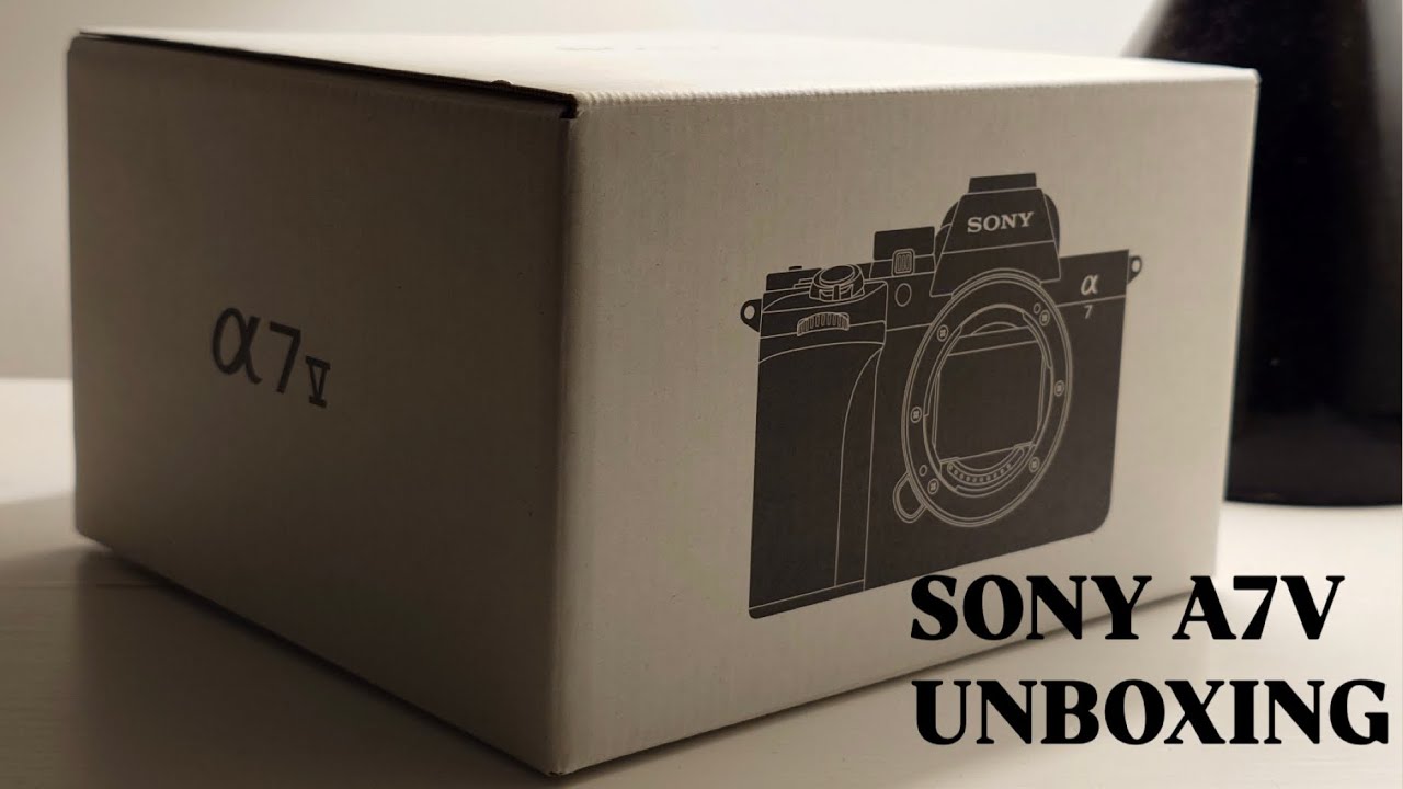 ASMR Sony A7V Unboxing