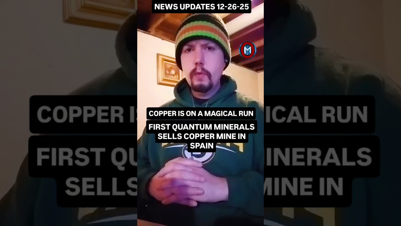 Copper is on a magical run. First Quantum Minerals sells copper mine in Spain. 