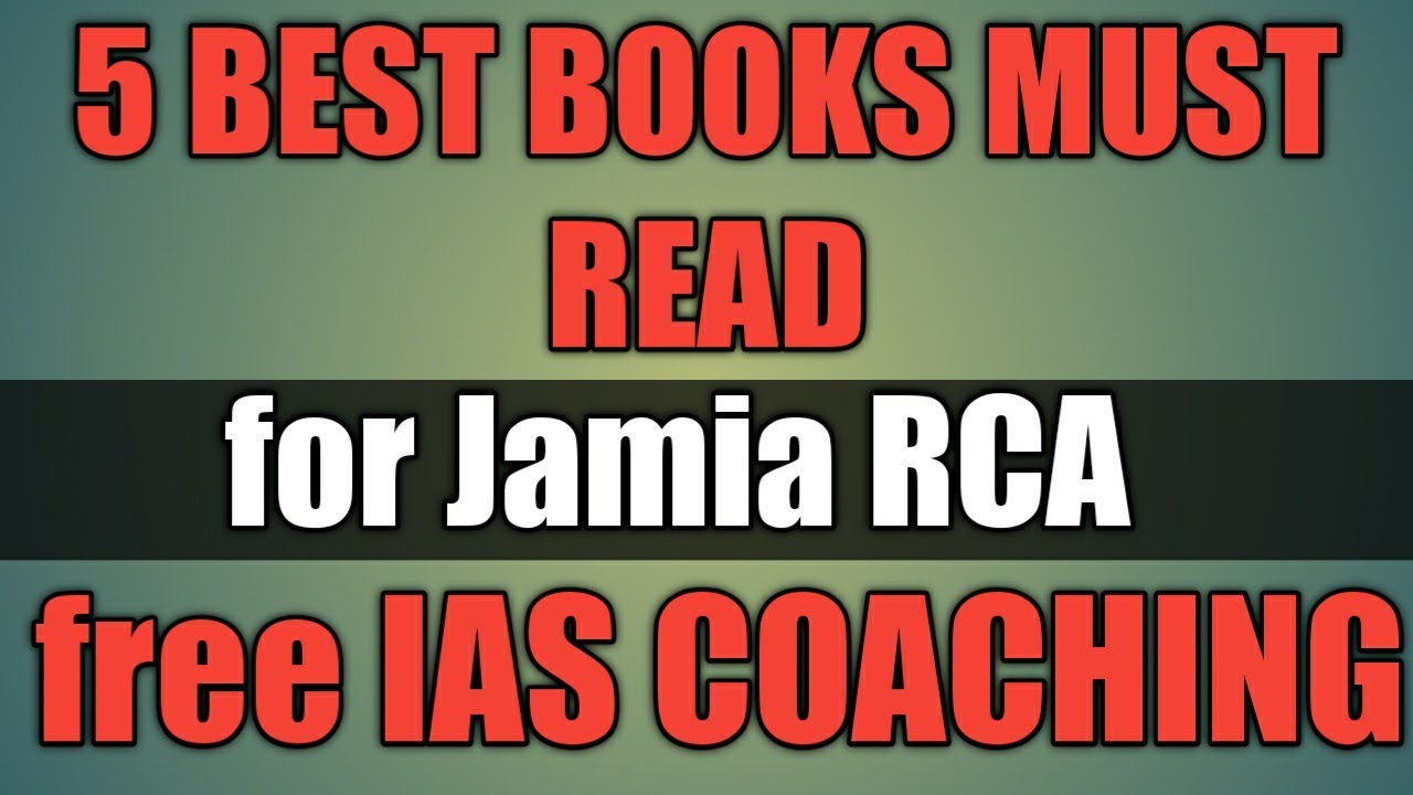 best 5 books for jamia residential coaching academy | jamia rca books list 2020
