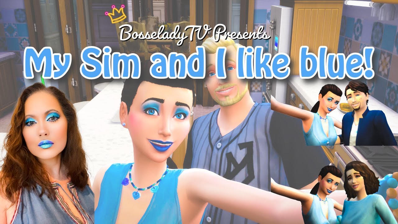 My Sim and I Like Blue! - Sims 4 Legacy Challenge