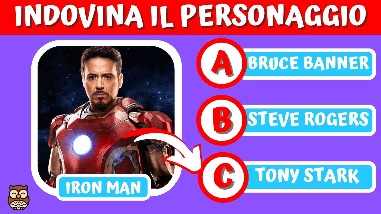 Indovina il Personaggio del Film : Sai riconoscere il Nome dei Personaggi dei Film?| Quiz Personaggi