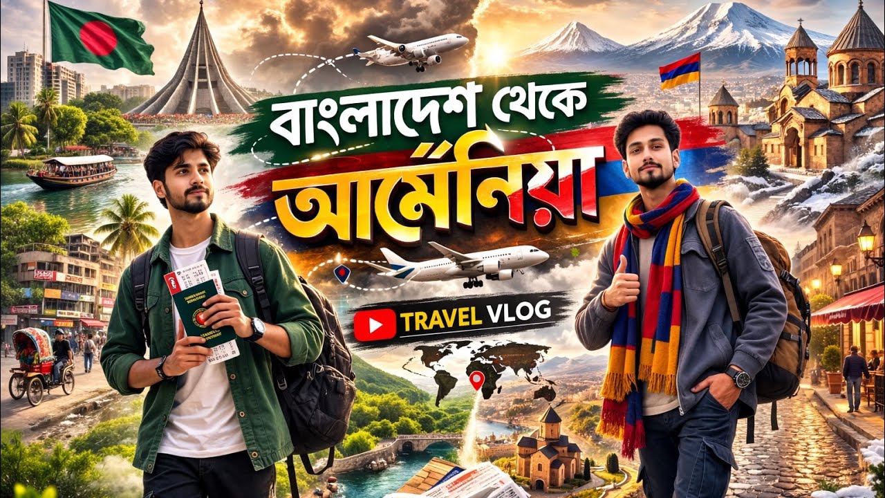 🔥 বাংলাদেশ থেকে আর্মেনিয়া 🇧🇩✈️🇦🇲 | সম্পূর্ণ ট্রাভেল গাইড, খরচ ও অভিজ্ঞতা | Armenia Travel Vlog