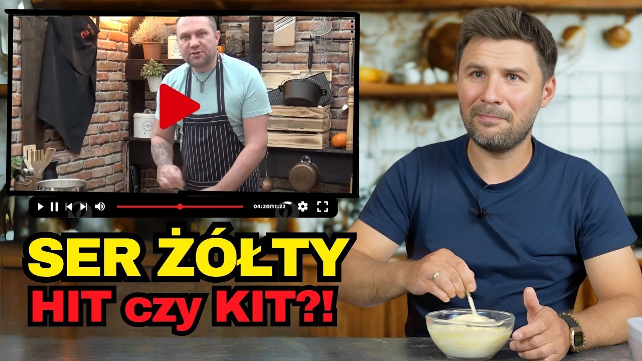 HIT czy KIT?! - VIRALOWY PRZEPIS na SER ŻÓŁTY (Jak zrobić ser w domu)