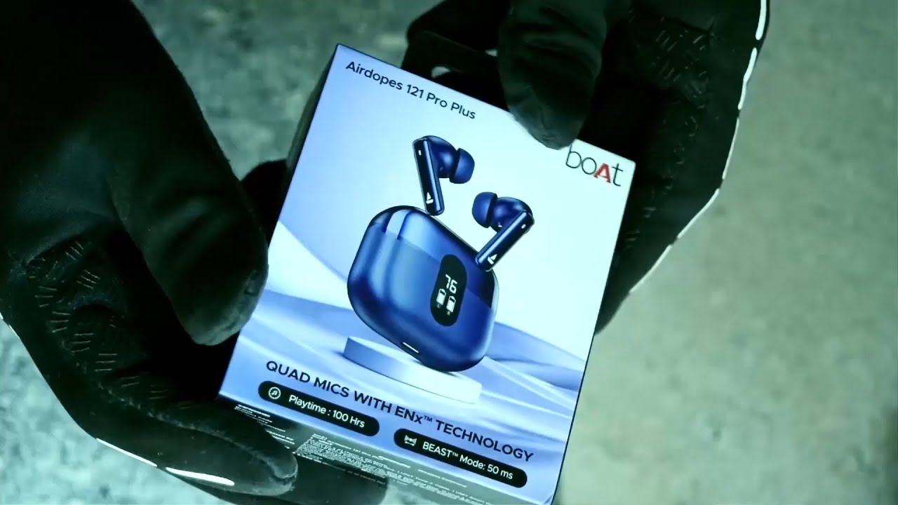 airdopes 121 pro Plus blue unboxing 