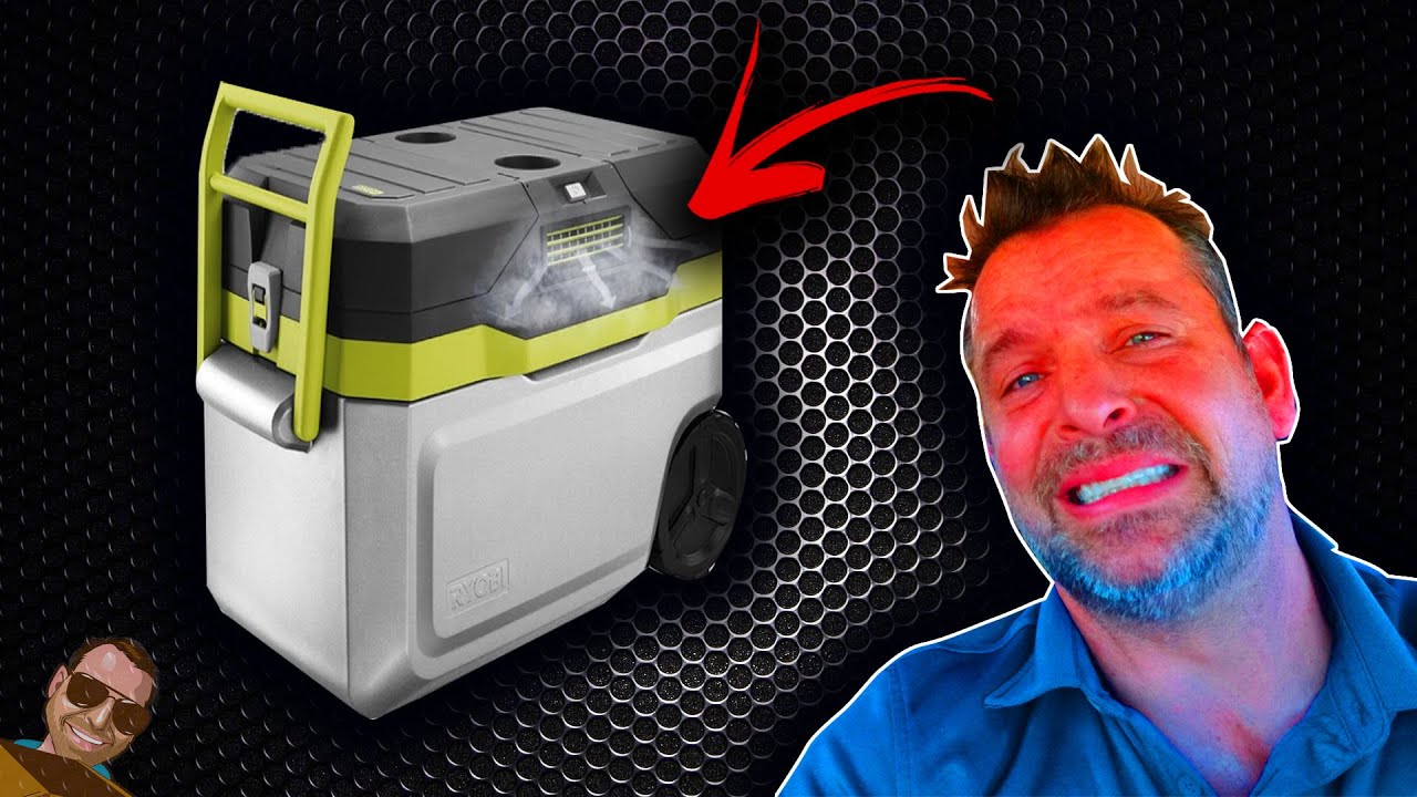 Ryobi Cooling Cooler inside a 145 Degree Car!  Does it work?