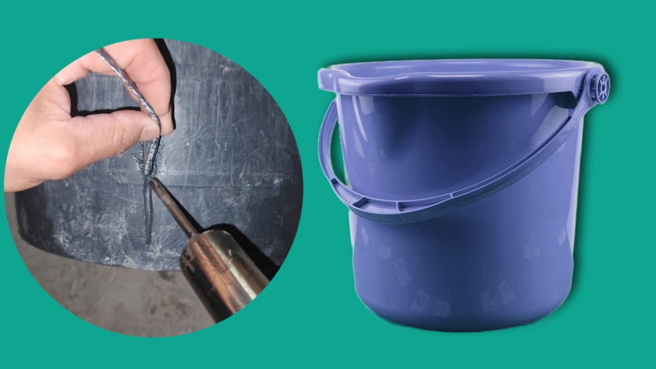How To Welding Broken Plastic Bucket