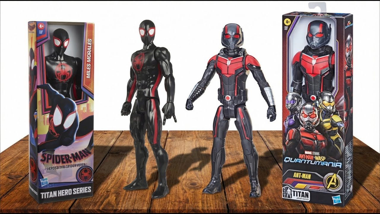 UNBOXING AVENGERS ACTION FIGURE, SPIDER-MAN MILES MORALES & ANTMAN, TOTAL 18 DOLLAR