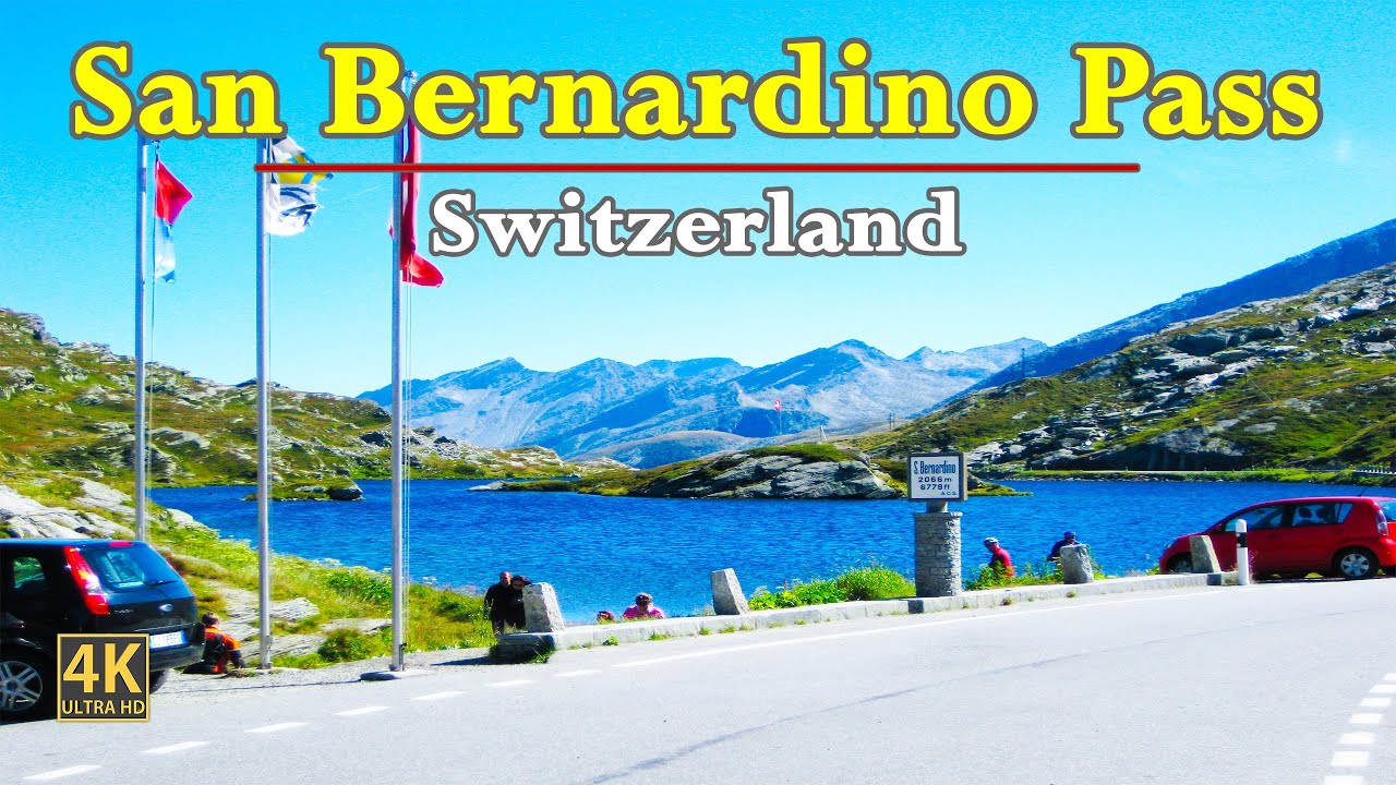 San Bernardino Pass In Switzerland 🇨🇭 | Scenic Road Trip In Stunning 4k