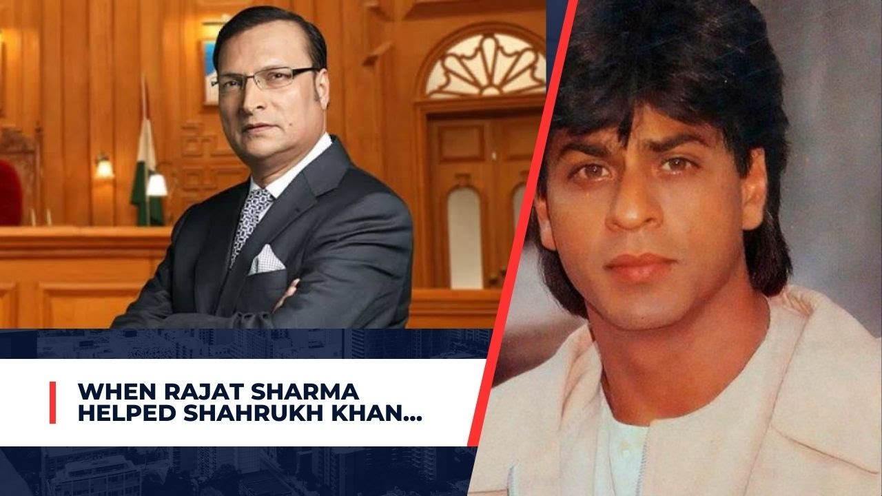 When Rajat Sharma helped Shahrukh Khan