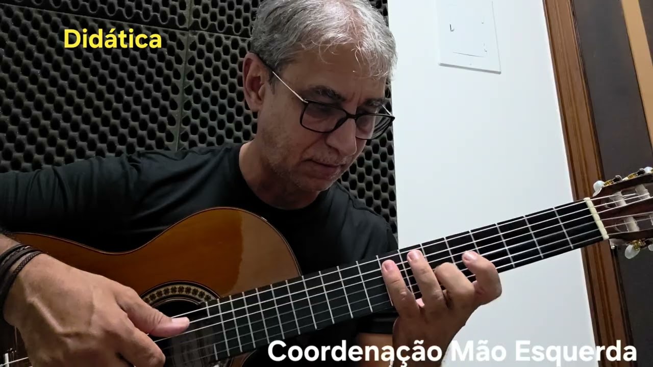 Exercício de coordenação Mão Esquerda pra quem tá iniciando no violão. 