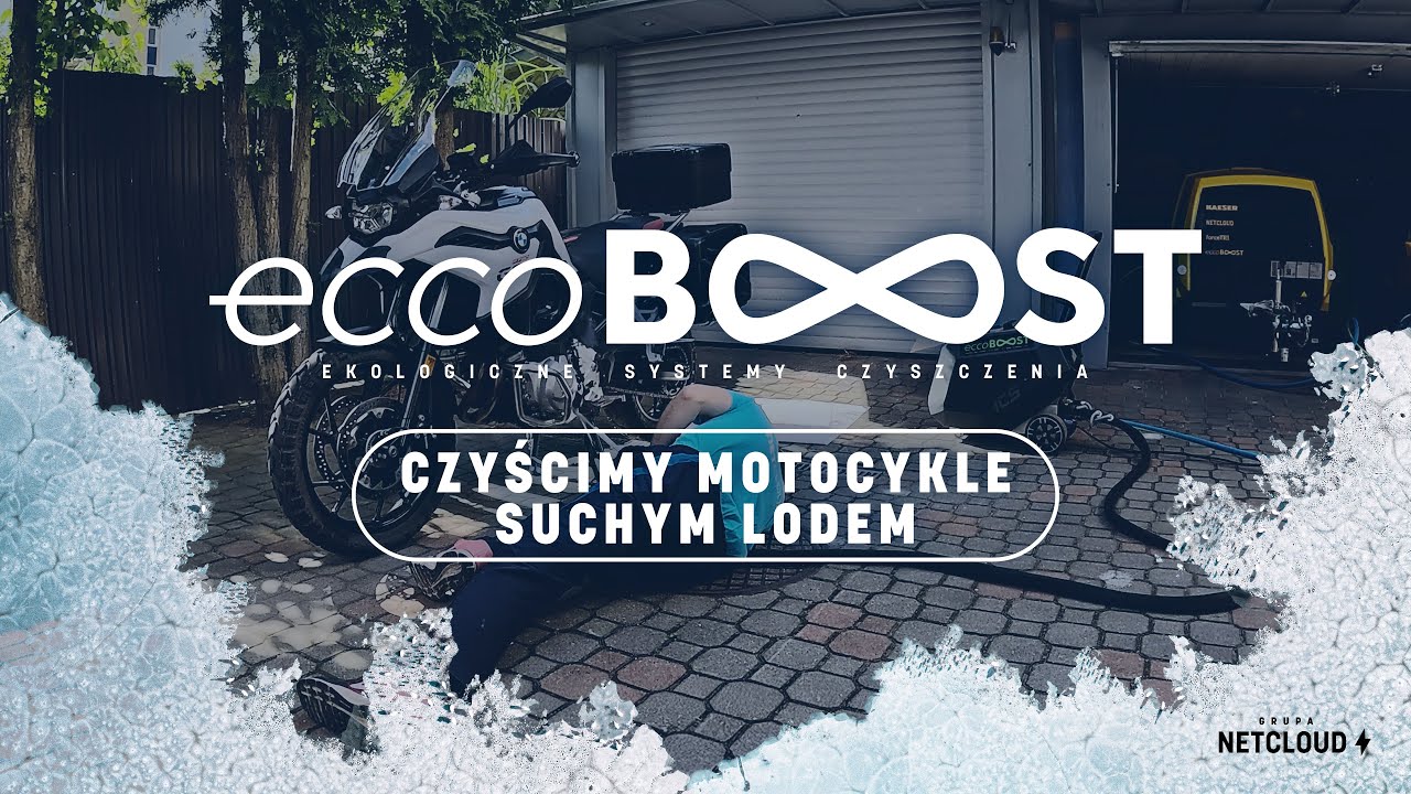❄️ EccoBOOST — Czyścimy motocykle suchym lodem 🏍️💎✨