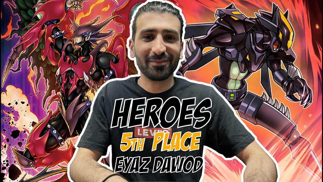 Yu-Gi-Oh! HERO Top 8 Place 140+ Silver-Cards Tourney Köln Deck Profile POST CYAC | Eyaz Dawod