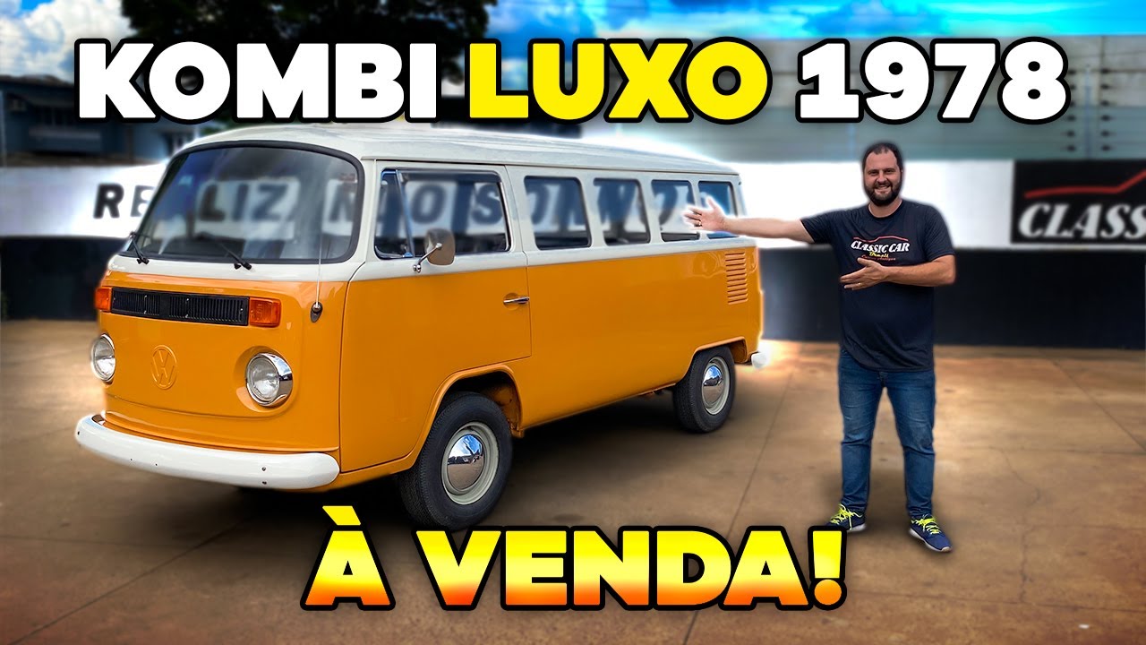 KOMBI 1978 TODA ORIGINAL à VENDA!! *APELIDAMOS DE KOMBI DOCE DE LEITE!*