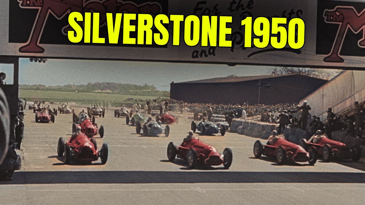 Das erste F1-Rennen 1950 - in Farbe!