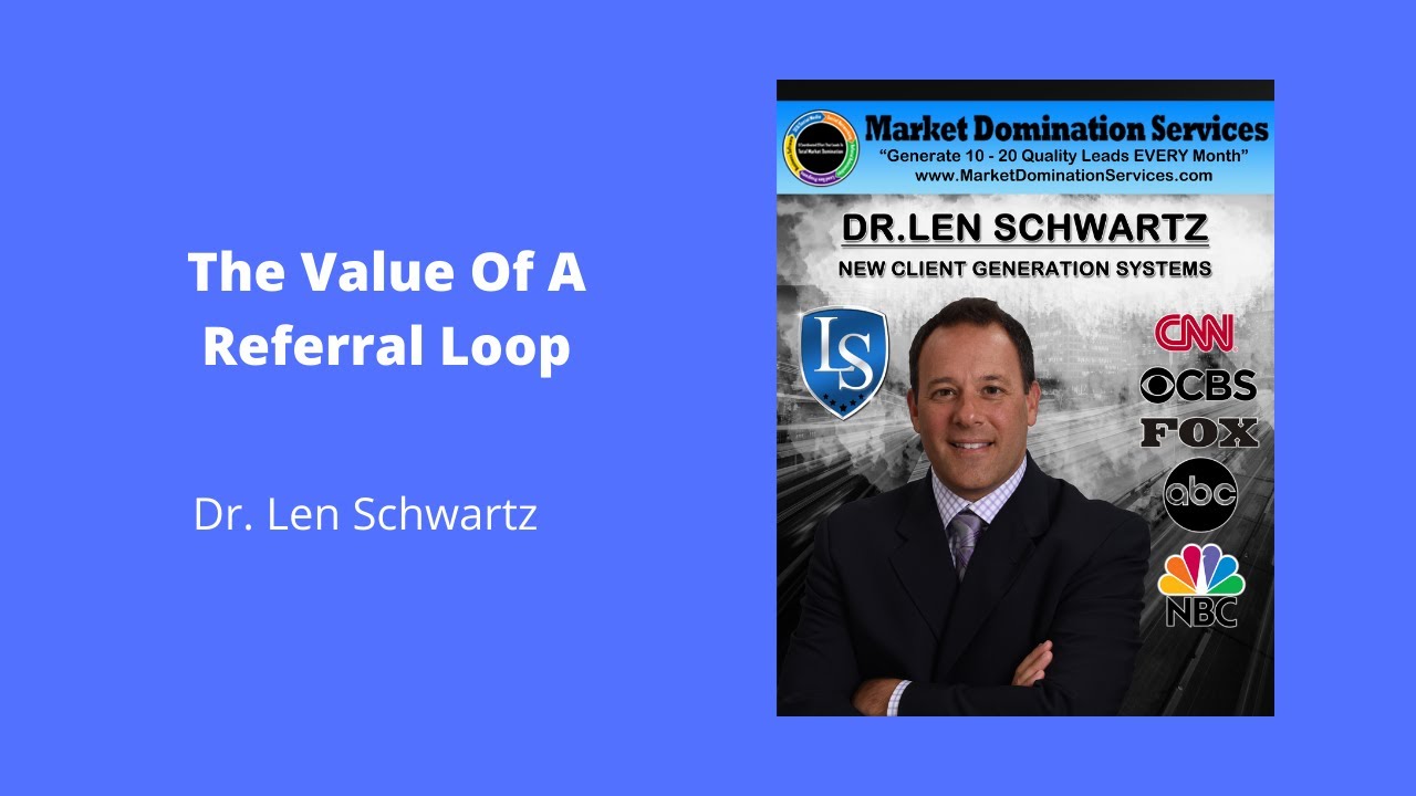 🆕Dr. Len Schwartz- The Value Of A Referral Loop Dr Len Schwartz Video