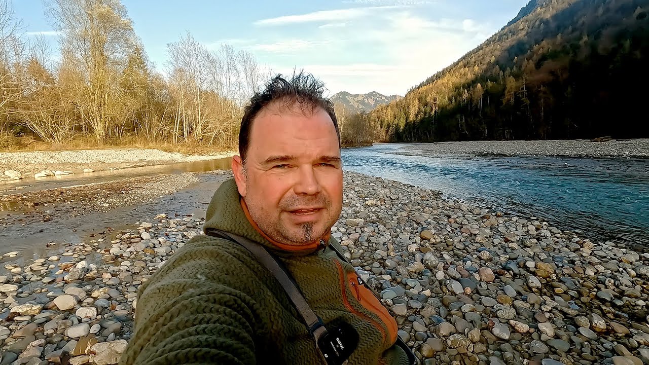 Fliegenfischen am Alpenfluss | Regenbogenforellen | Live-Bisse | Kochen am Wasser | Bayern