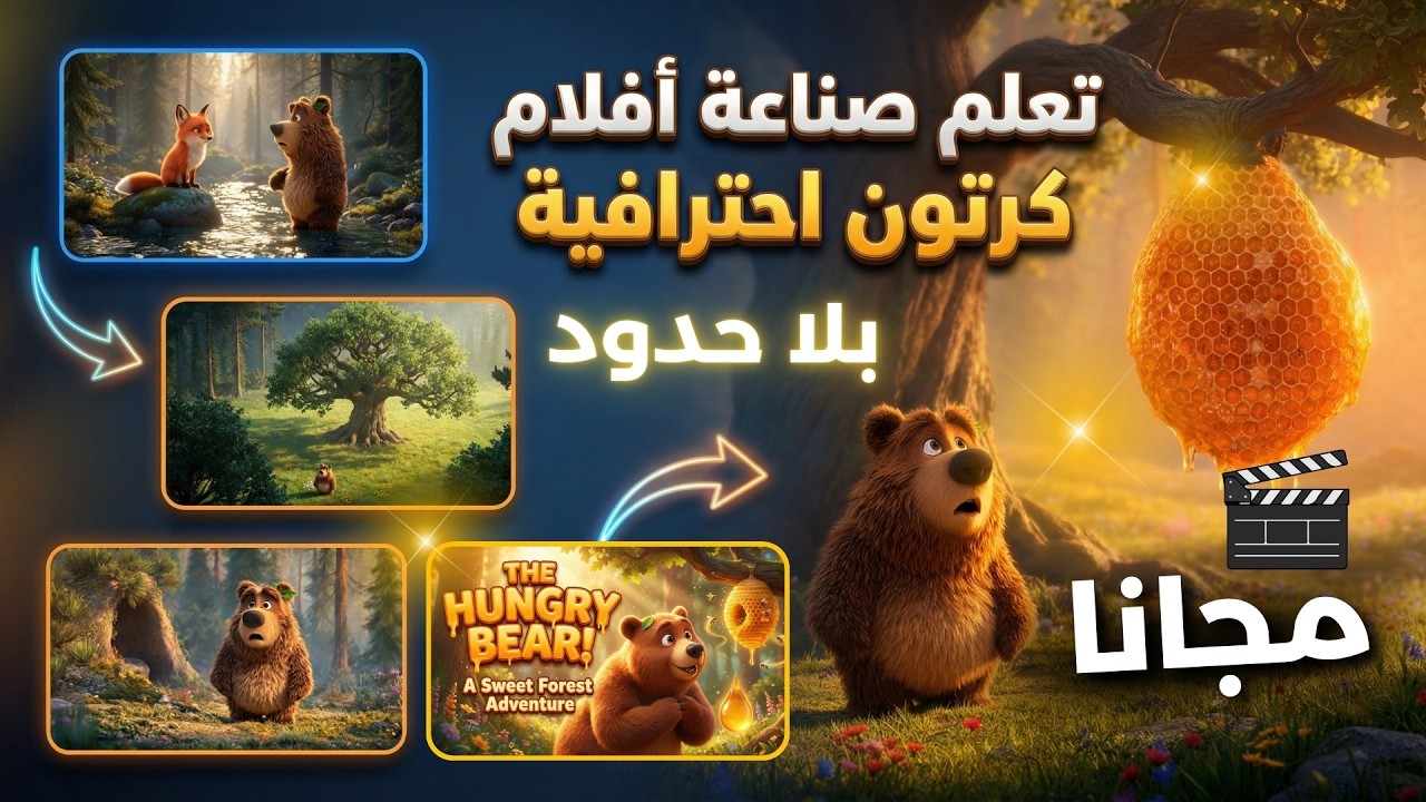 أفضل طريقة لانشاء فيديوهات بالذكاء الأصطناعي حتي 30 دقيقة مجانا بلا اي حدود