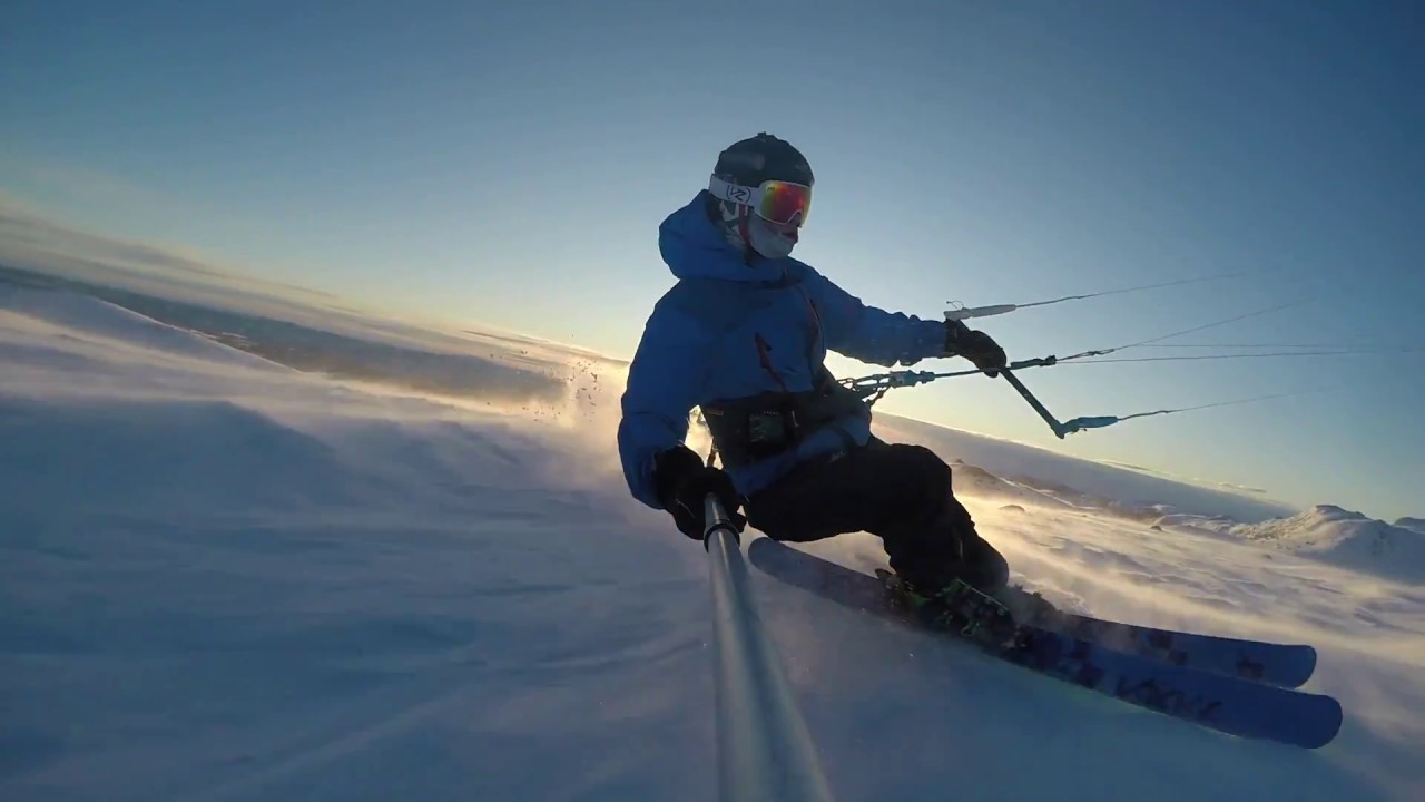 Snowkiting Vegglifjell 2018
