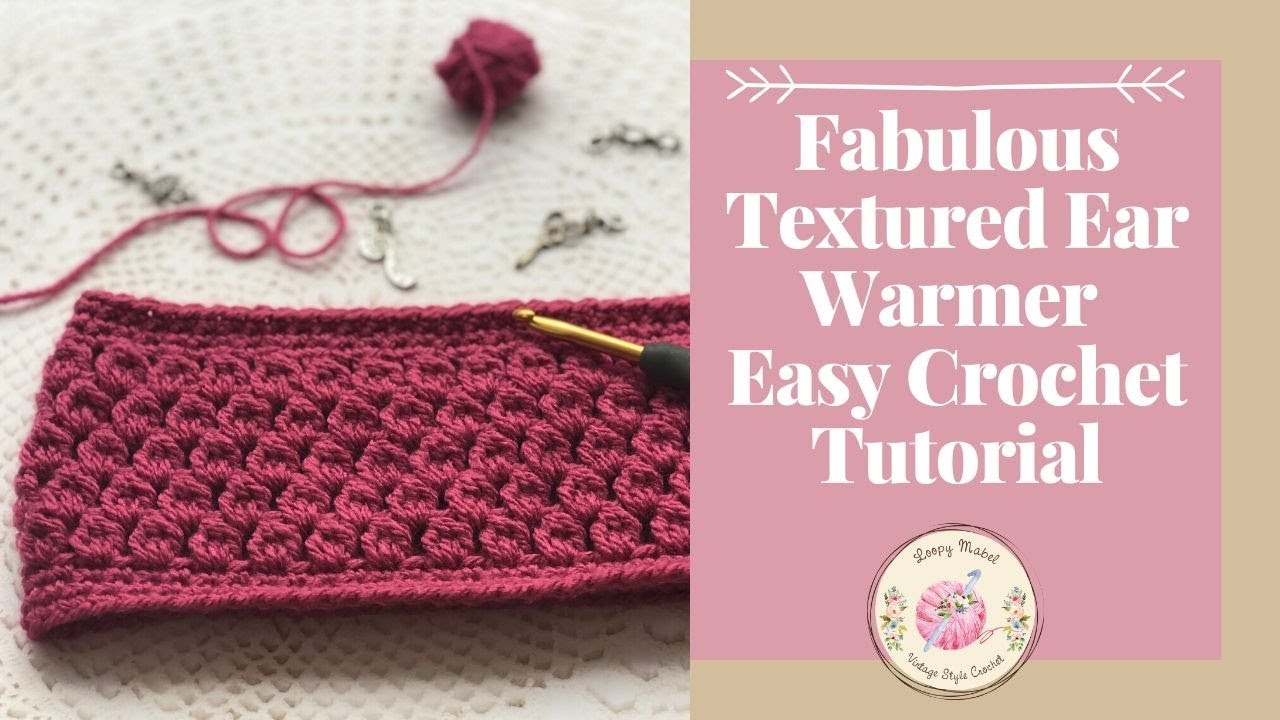 How To Crochet An Ear Warmer Tutorial - Storm Ear Warmer Pattern