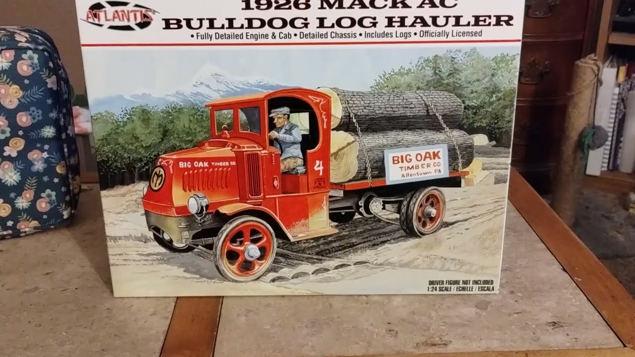 mack ac log truck
