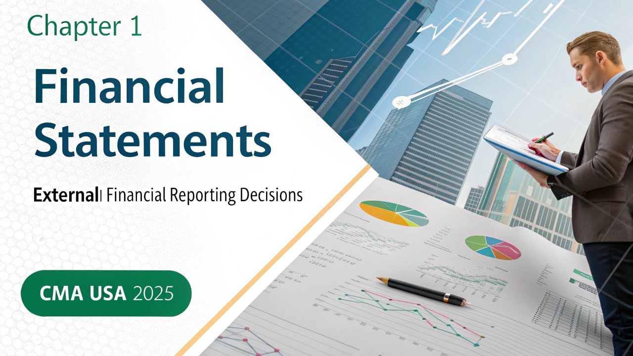 Chapter 1 &ndash; Financial Statements | External Financial Reporting Decisions | CMA USA 2025 | Section A