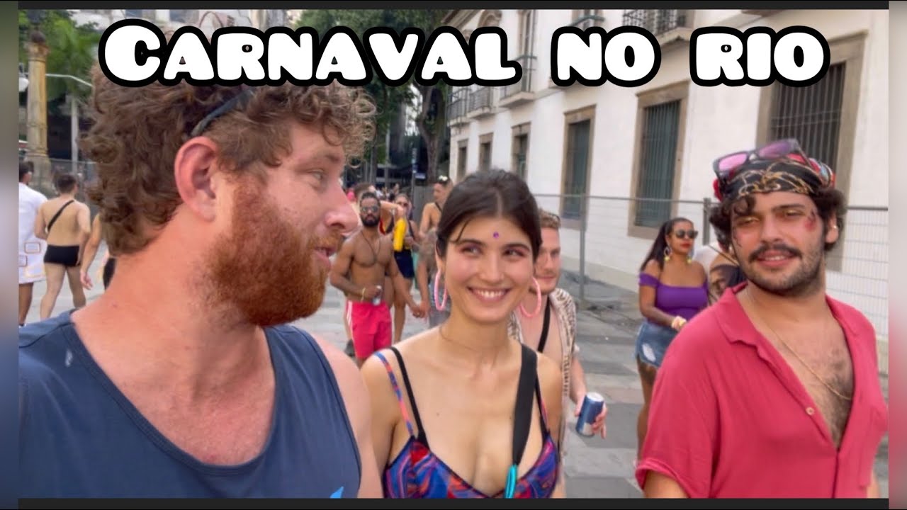 PRIMEIRO CARNAVAL no RIO da minha NAMORADA, IRMÃO, e AMIGOS