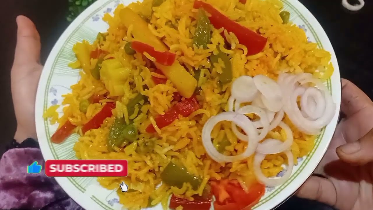 مکس سبزی پلاو رسیپئ ❤️❤️