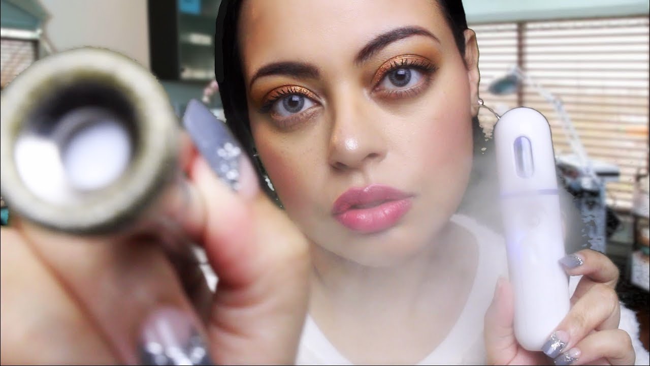ASMR| Microdermabrasion STEAMY Facial - Esthetician RP (PERSONAL ATTENTION, Gloves, Layered Sounds)