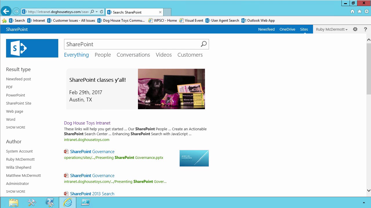 SharePoint Search Five Query Rules
