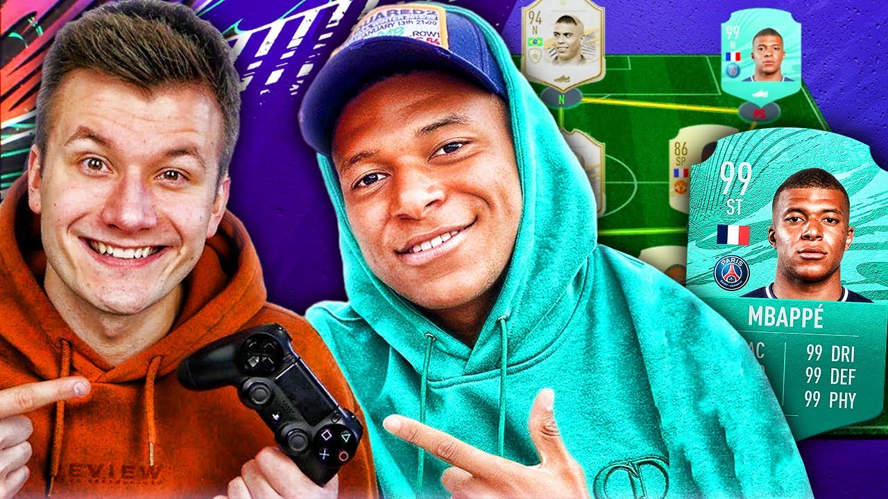 MECZ Z MBAPPE! MBAPPE 99 vs ZWYKŁY KIBIC | FIFA 21