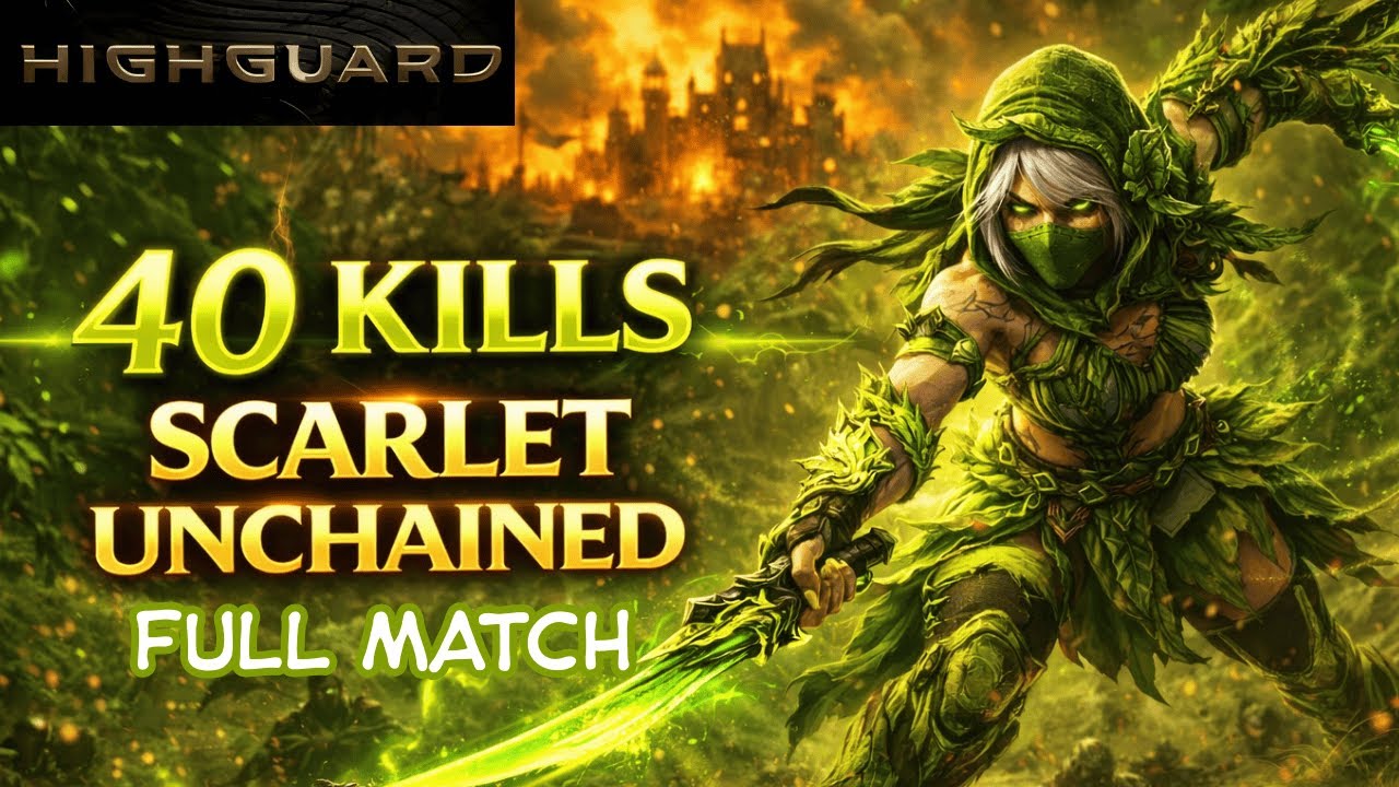 40 Kills on Scarlet in Highguard | FULL MATCH | #highguard