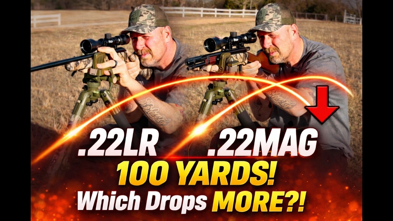 .22LR or .22MAG? One Drops WAY More at 100 Yards