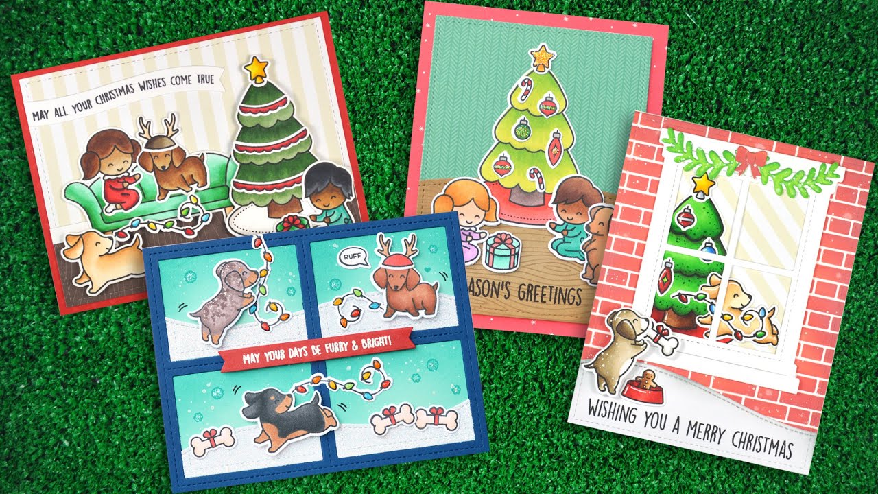 Intro to Joy to All and Furry and Bright + 4 cards from start to finish