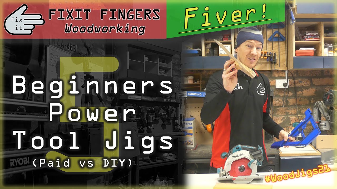 Top 5 Jigs for Woodworking Beginners: DIY vs Paid Circular Saw & Router Jigs (#WoodJigs21)