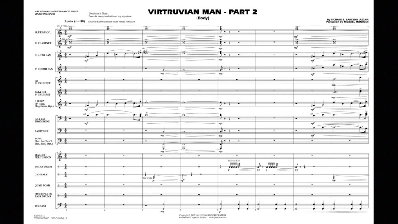 Virtruvian Man - Part 2 (Body) by Richard L. Saucedo