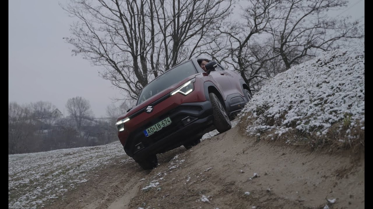 Nem hittük volna, de felment. Tisztán árammal! – Suzuki eVitara teszt terepen!