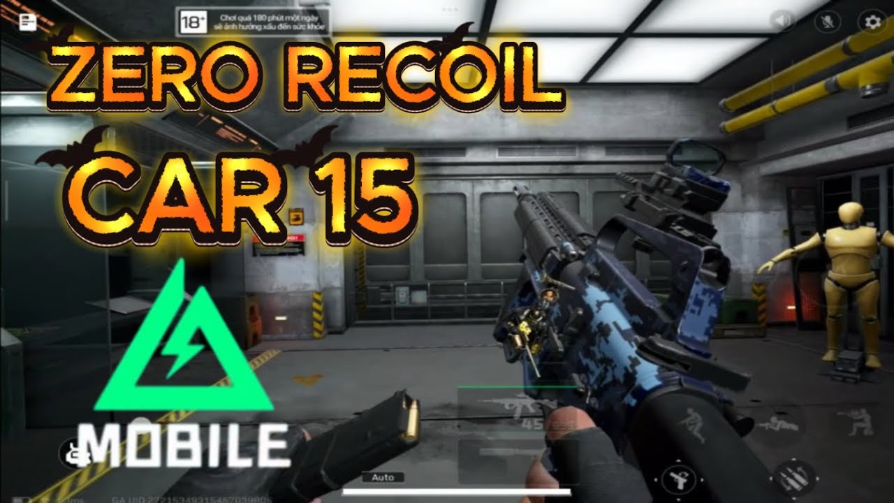 BEST ZERO RECOIL CAR 15  BUILD IN DELTA FORCE MOBILE - NO RECOIL & INSANE POWER