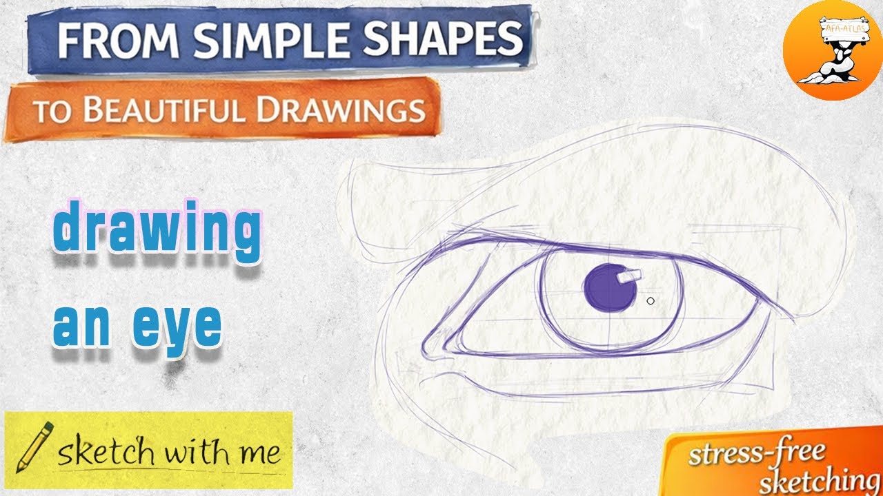 Draw an Eye Easily | Basic Shapes Breakdown for Beginners