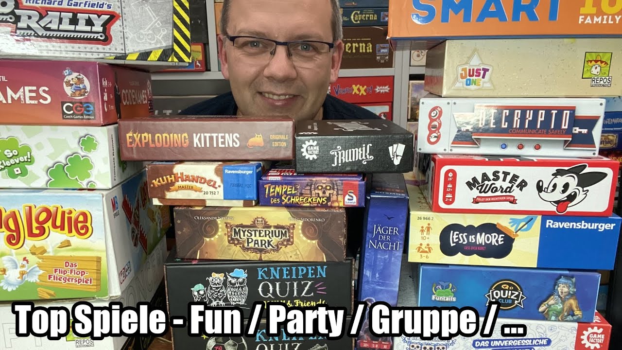 Top Spiele - Funspiele, Spaßspiele, Partyspiele für kleine und große Gruppen im Jahr 2021