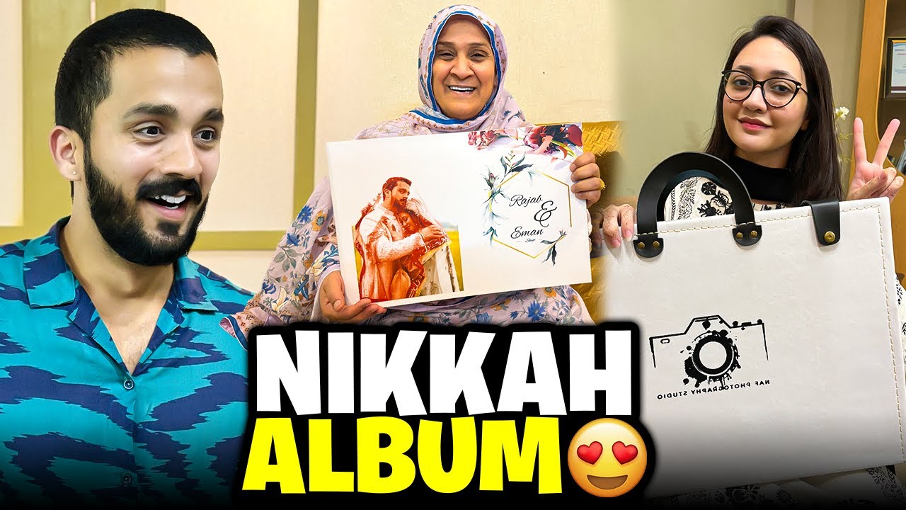 Our Nikkah Album💕Highly commented Vlog..🙏🏻