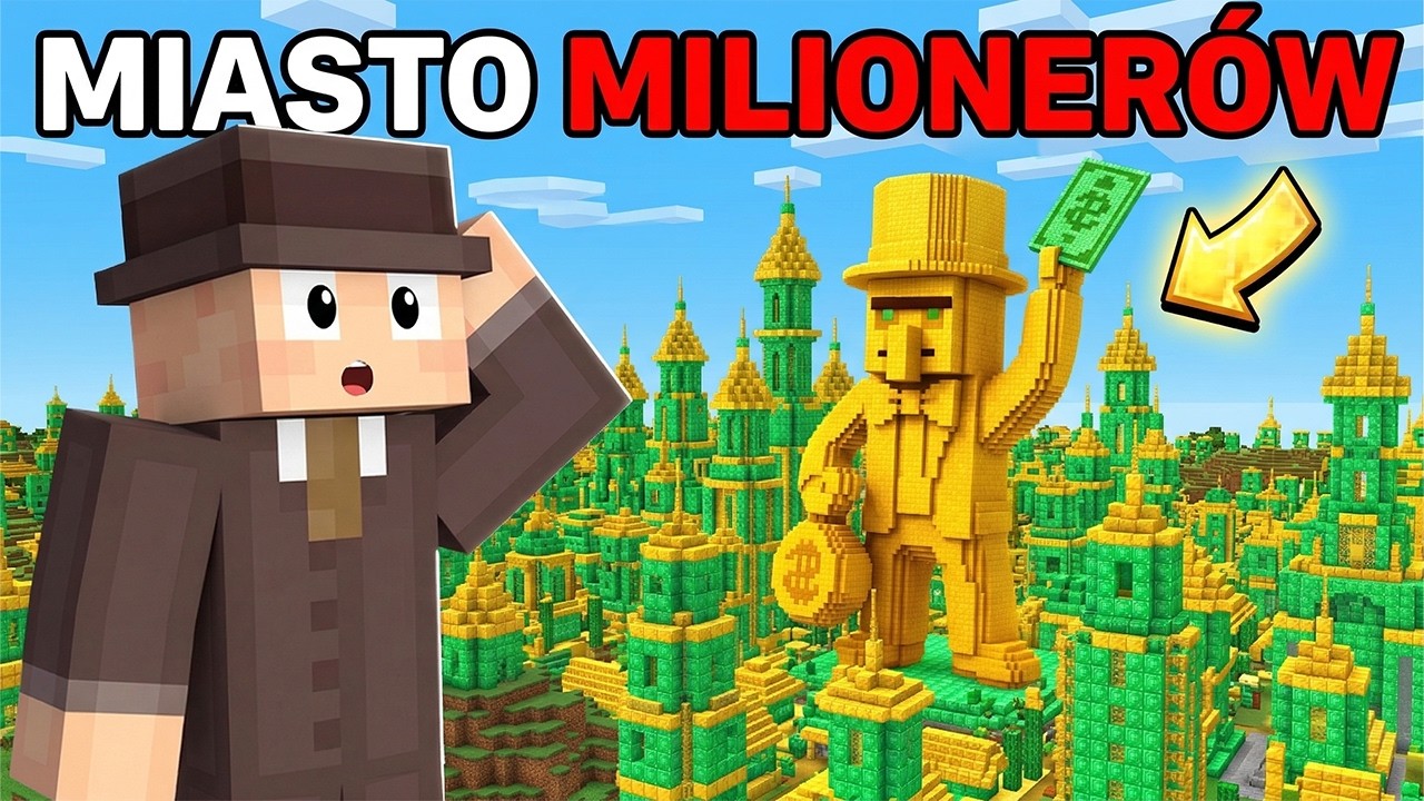 ODKRYŁEM TAJNE MIASTO MILIONERÓW W MINECRAFT!