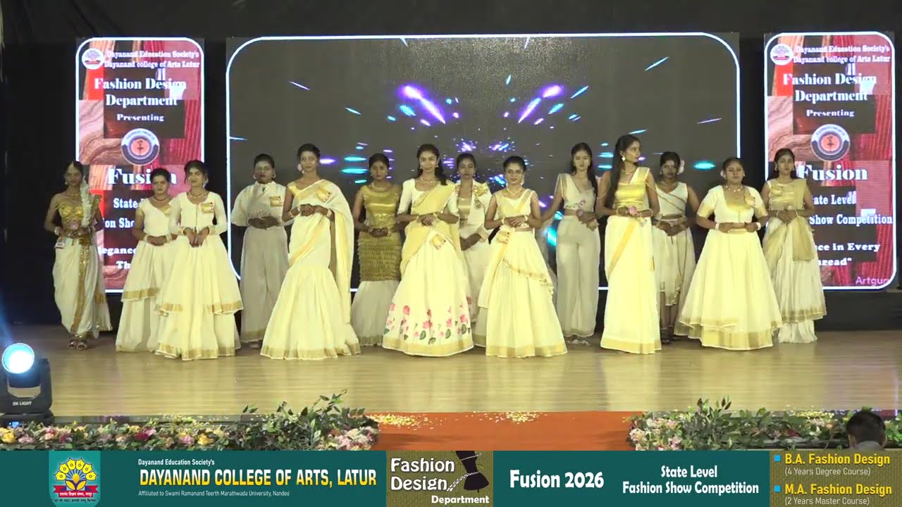 दयानंद कला महाविद्यालयात 'फ्युजन २०२६' राज्य स्तरीय फॅशन शो संपन्न- Part-02