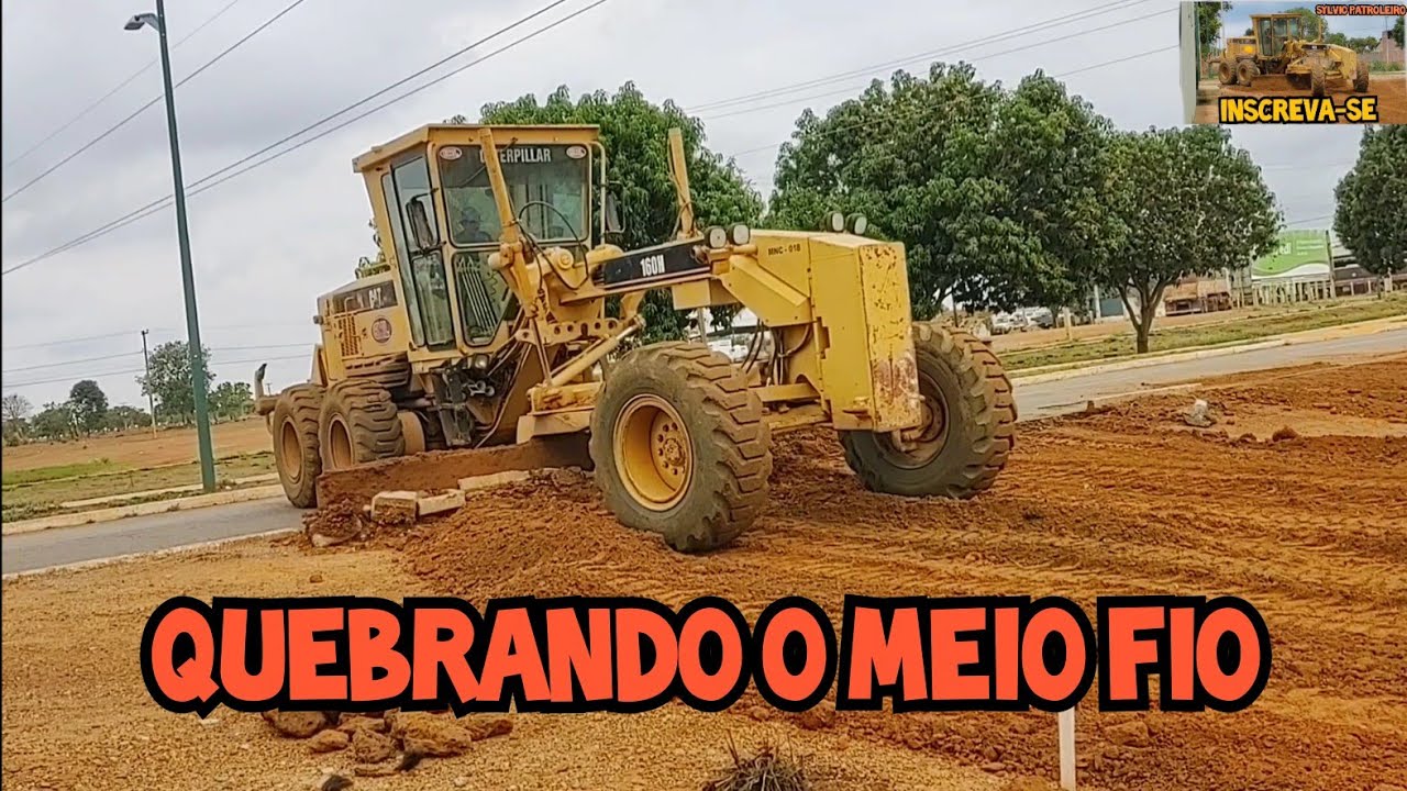 160H a todo vapor /Motoniveladora caterpillar 160H /Grader niveleuse motoconformadora patrola