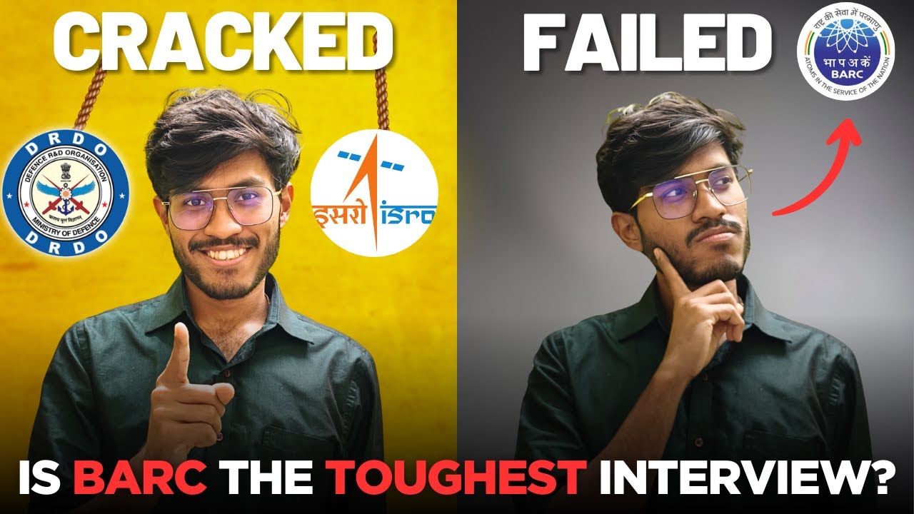 AIR 31 Cracked ISRO, DRDO & IISc But Failed BARC! || My full interview experience ||