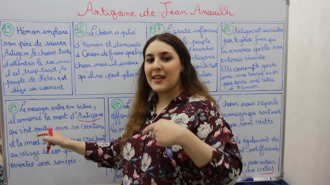 Antigone de Jean Anouilh scène 15-21 1bac