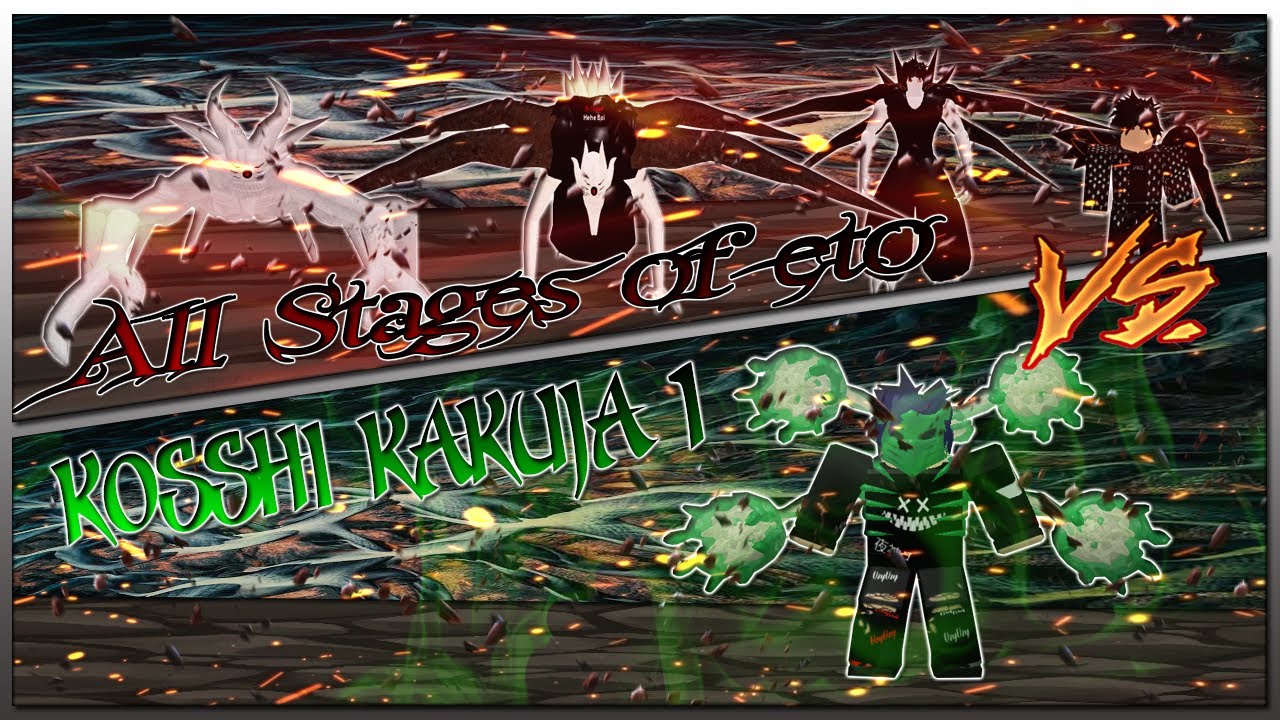 KosshiK1 vs All Stages of Eto | Strongest Kakuja Battle | 1v1 | Ro Ghoul